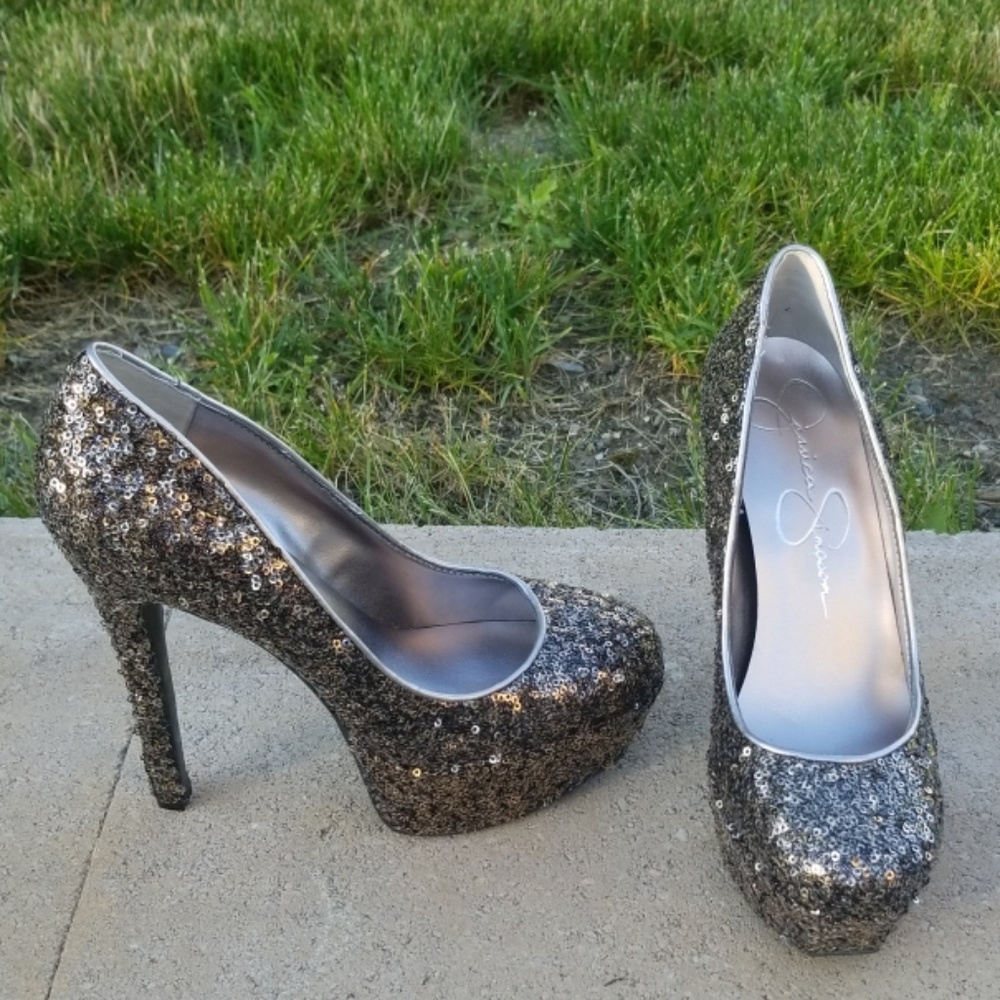 Jessica Simpson Sequins pumps